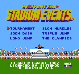 Stadium Events title screenshot